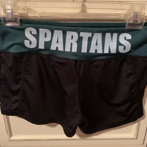 michigan state university spartans athletic shorts size medium stretch - Picture 2 of 2